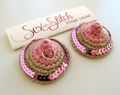 Nipply Crocheted Nipple Pasties with tape