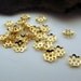 50 gold-plated flower shape Beads Caps 6mm TheBeadtriss READY to SHIP