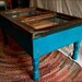 Reclaimed Window Coffee Table with Storage, Upcycled, Repurposed