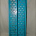 Repurposed Cabinet, Key Rack, Jewelry Storage, Key Holder, Blue, Vintage Industrial