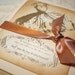 Will you be my bridesmaid cards with gold embossed dress -  Vintage style - set of 4 by anista designs