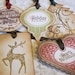Christmas Tags/Ornaments Variety Pack - Vintage Appearance - Set of 10