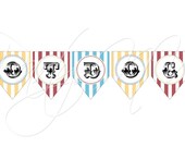 PRINTABLE ("Hotdogs" BANNER) - "Old Time" Carnival Collection- Vintage Design Il_170x135