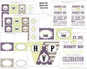 PRINTABLE (FULL COLLECTION) - "Monkey See, Monkey Boo" Collection Il_170x135