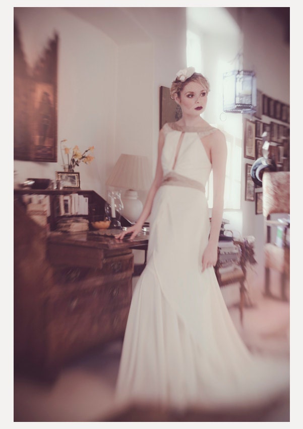 Clara 1920's Inspired Bridal Gown
