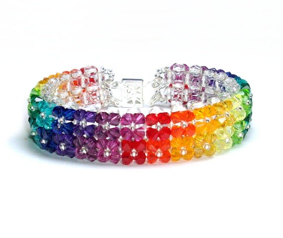 Swarovski Crystal Rainbow Bracelet