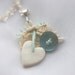 Old New Borrowed Blue Bride Pendant Charm (A)
