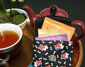 Tea Bag Travel Wallet - Scottie Dogs