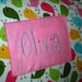 Nap Mat- Monogrammed- Thick & Comfy- Attached Blanket and Pillow Case with Removable Pillow Form for Easy Laundering