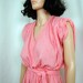 Sale///80's Pink Midi Goddess Dress S M