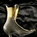 Victorian boot wall plaque decor