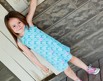 Cute and Easy to Sew Love My Sleeveless Dress Pattern - Instant Download