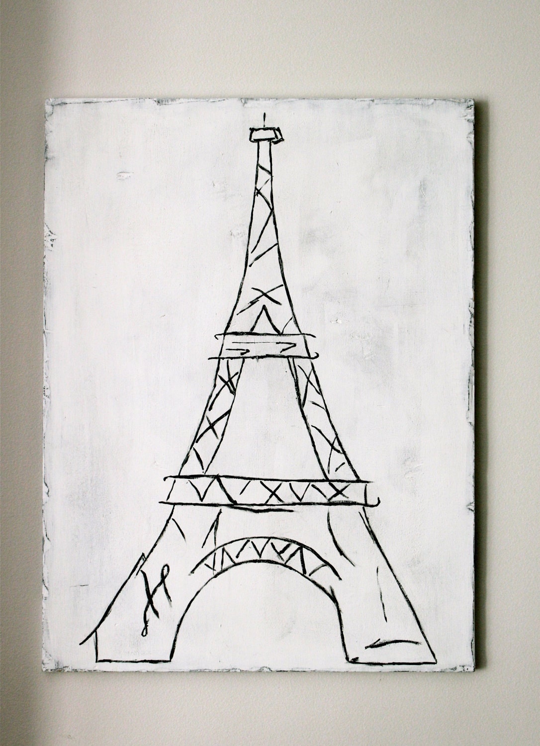 Wood Wall Art, Sign, Vintage Sign, Eiffel Tower, Paris Sign, French Sign