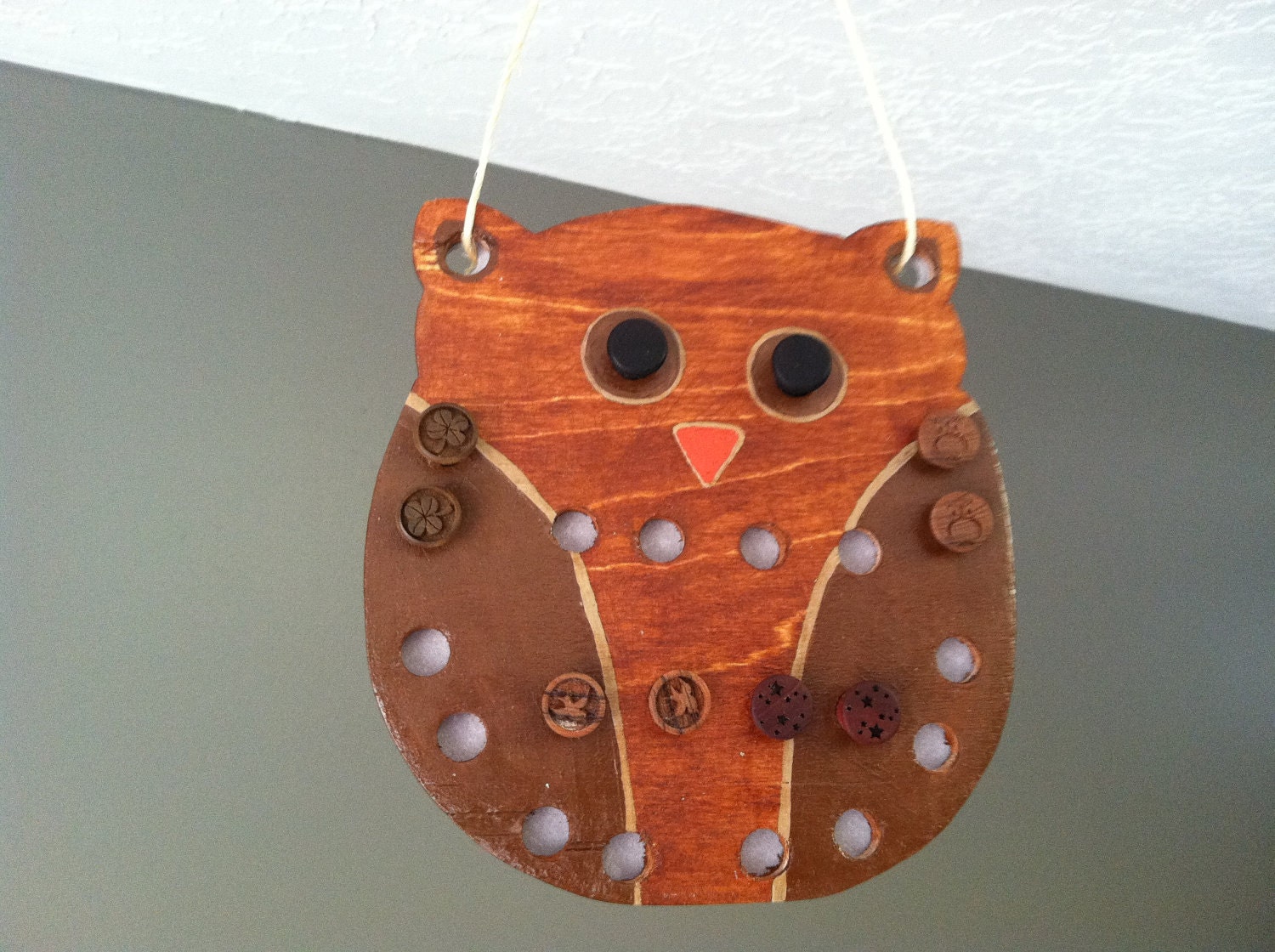 Single flare, plug holder, display your plugs with this cute owl plug holder, made for single flare 7/16