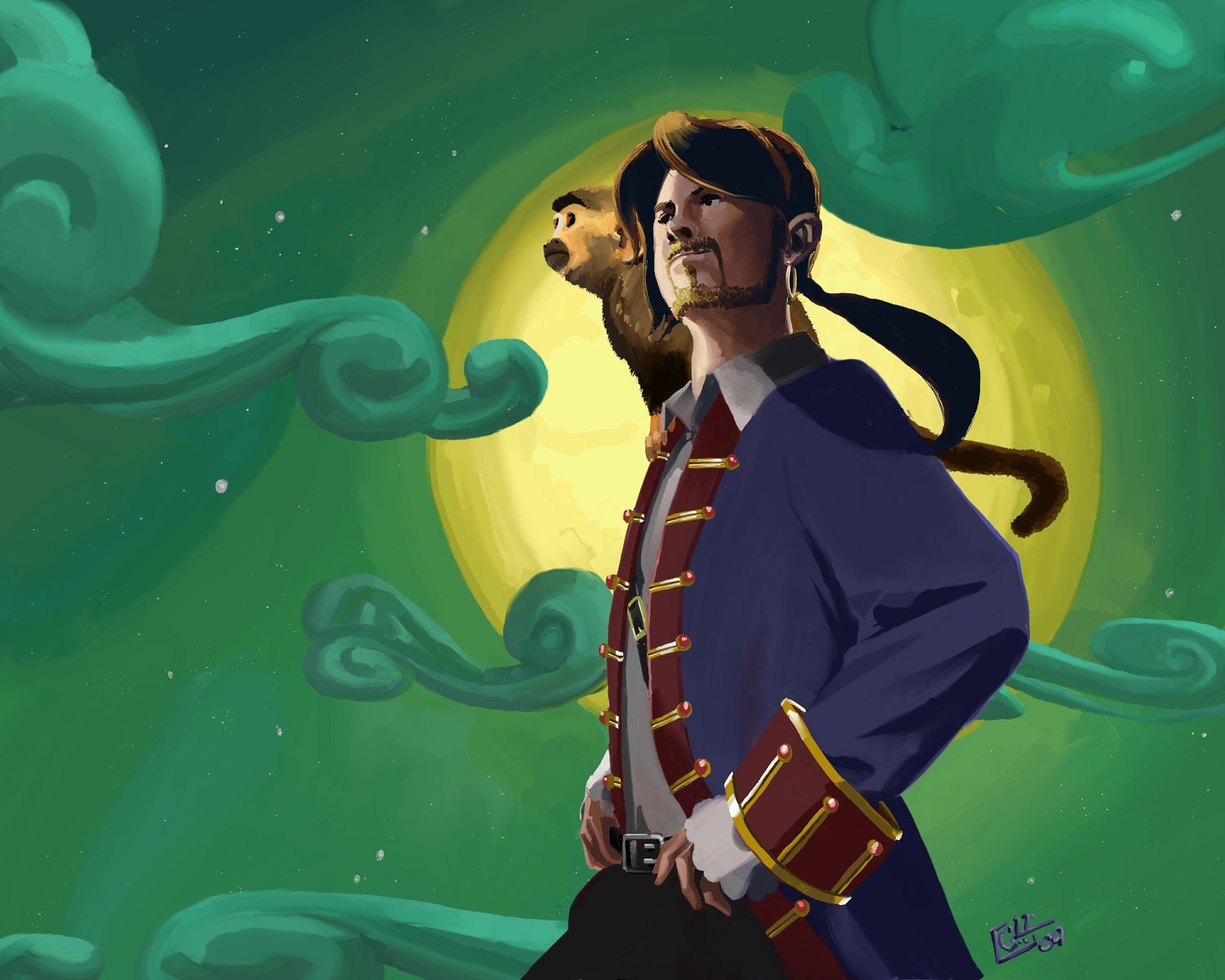 The Return to Monkey Island Print