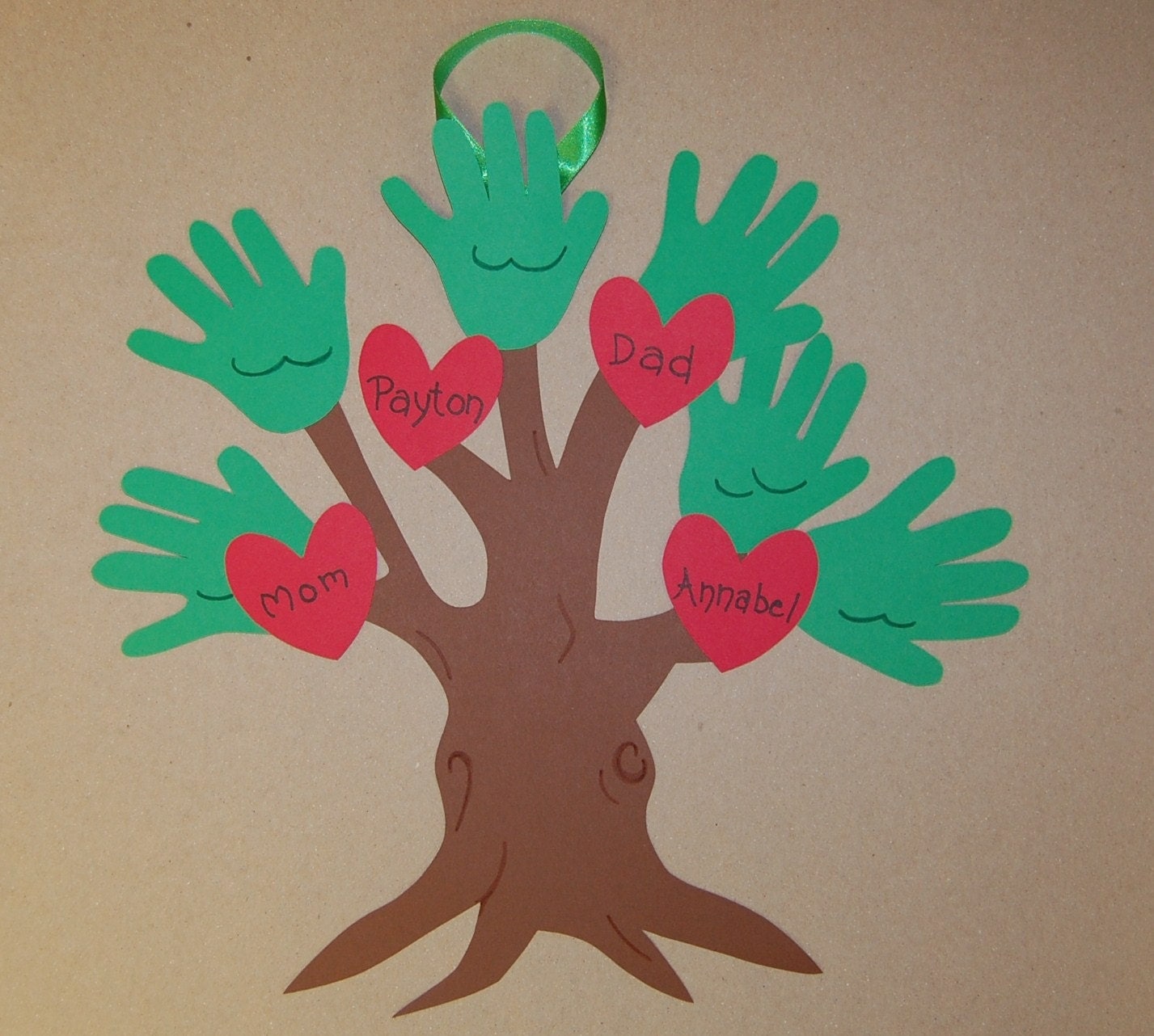 CLEARANCE Handprint Family Tree Keepsake Craft by CraftsForKids