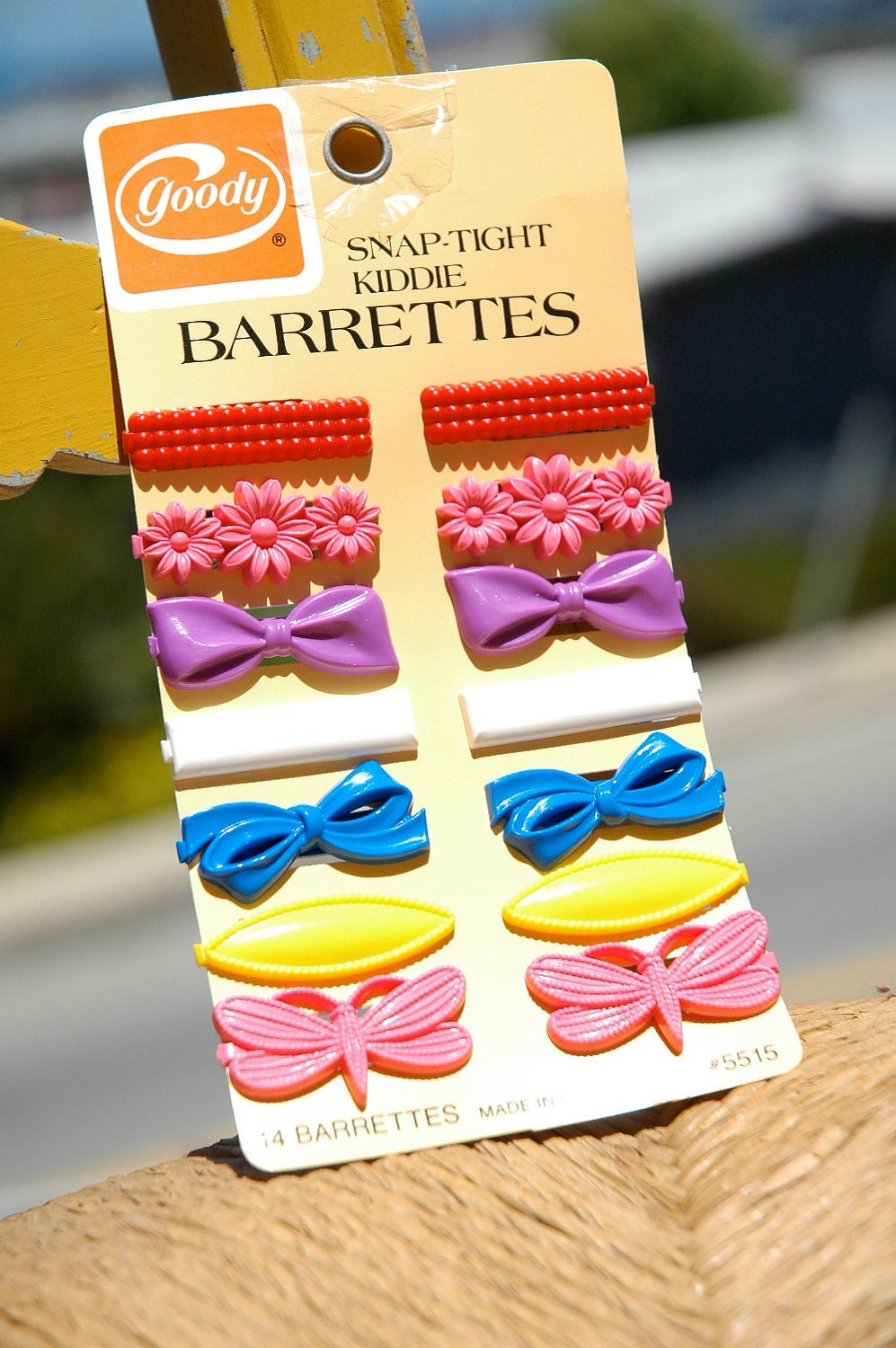 Vintage 1980s Goody Barrettes- set of SIX