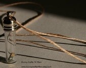 Glass Pendant Necklace - Precisely Terminated  Inspired - Monica's Necklace - Computer Chip