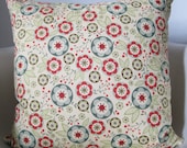 Decorative Pillow Cover - Double Sided - Contemporary - Floral - Accent Pillow - Throw Pillow