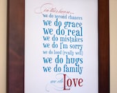 Print Your Own - We Do Love Sign - 1