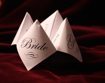 Print Your Own - Cootie Catcher - Wedding Favor