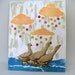 mixed media collage  home decor childrens nursery art