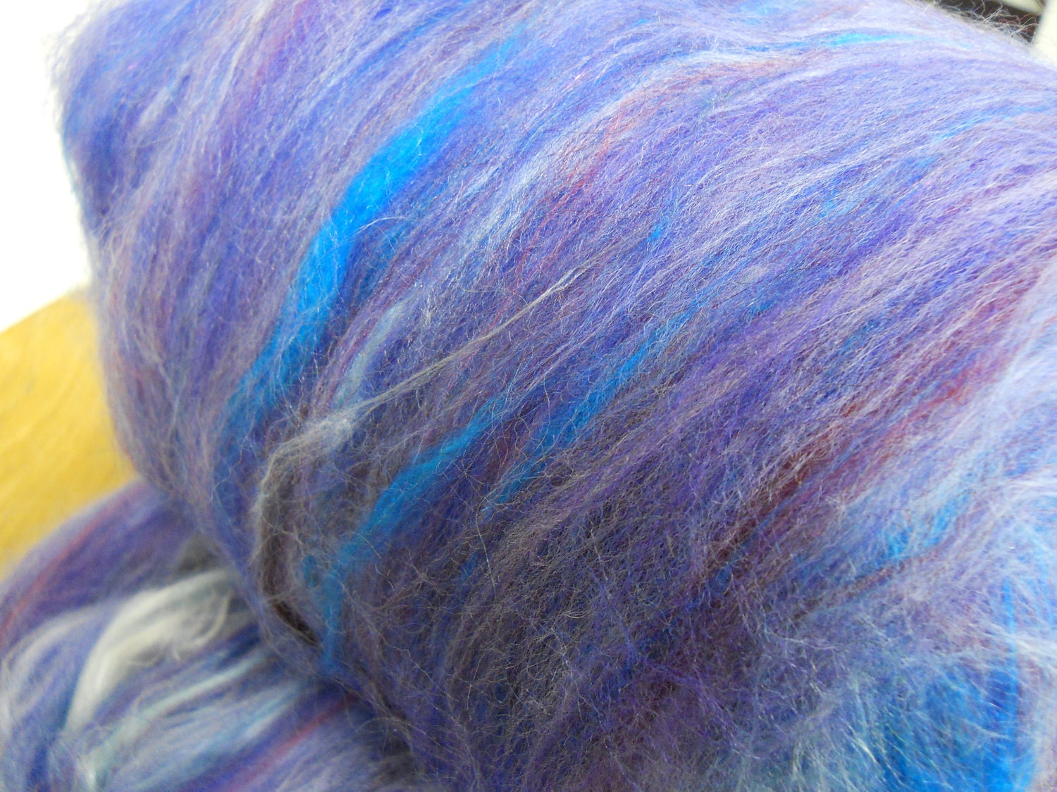 Violet Spinning Fiber Batts