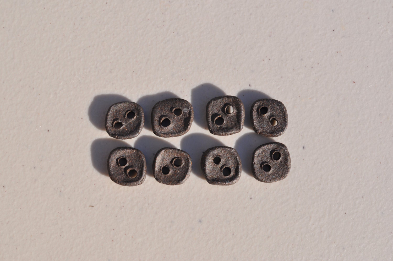Reserved for Nelda Set of 8 Small Square Buttons