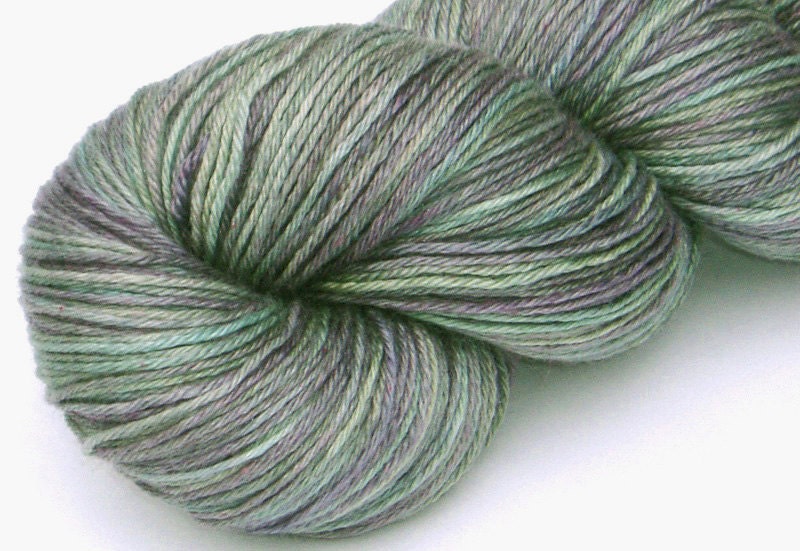 Tidepool sock yarn bfl / silk 55/45 hand dyed fingering / sock weight yarn