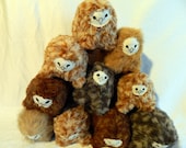 Owlpups, OOAK Plush Beasts