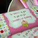 Cupcake Theme Birthday Party Candy Bar Wrapper (pink, green, blue, plaid, polka dot) Girl DIY Printable