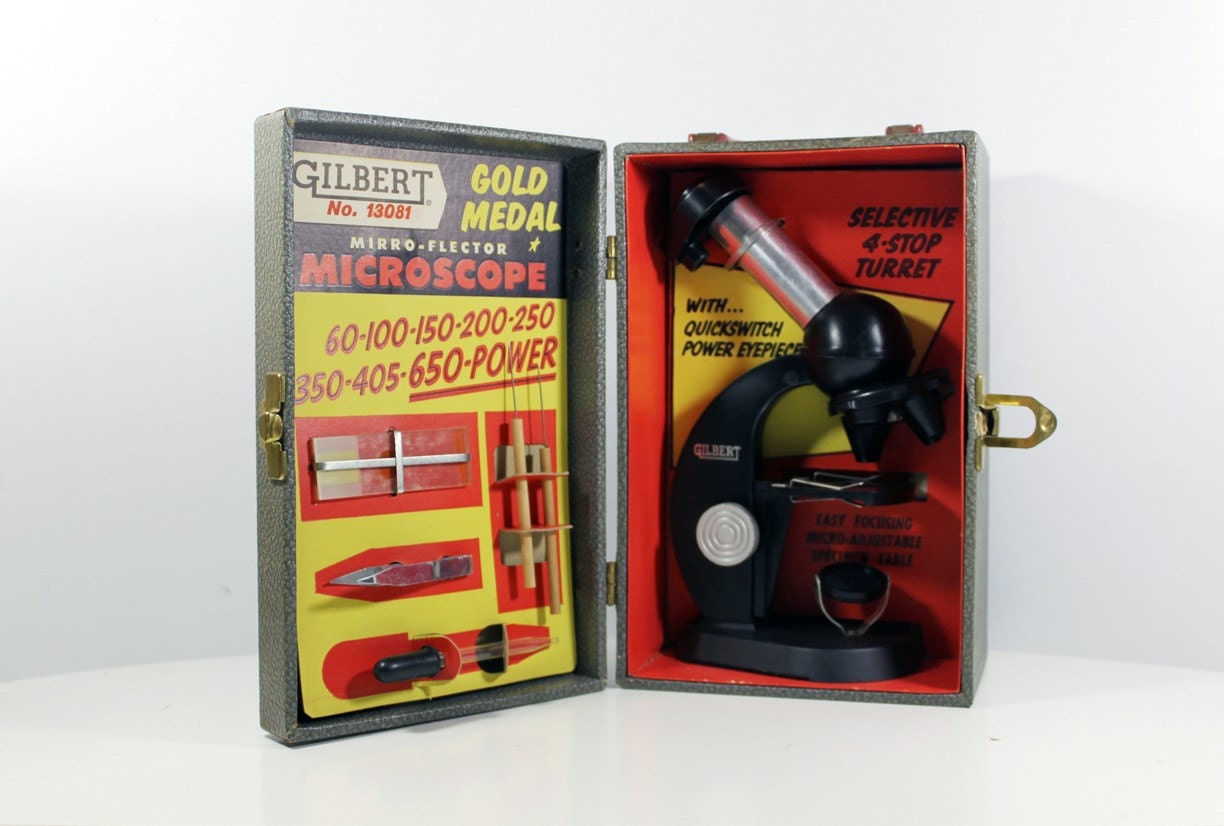 Vintage Gilbert Microscope Set