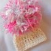 Oddball Baby Beanine - Valentine Collection 7 - Pompom Photography Prop hat - 11" Circumference and Ready2Ship