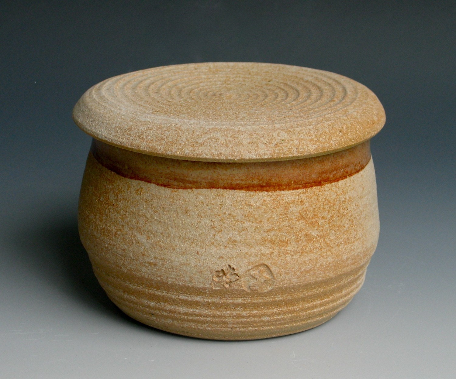 French Butter Keeper in Nutmeg Glaze