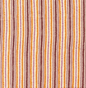 SHOP CLOSING SALE - Denyse Schmidt, Hope Valley, Canyon Stripe in Fiesta  - 1 Yard