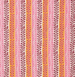 STORE CLOSING SALE - fabric sale - Denyse Schmidt, Flea Market Fancy - Legacy Collection, Seed Stripe in Pink  - 1 Yard