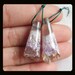 Drusy Amethyst Earring Bead,31x12mm,8.65g