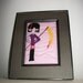 Gothic girl scythe art embroidery
