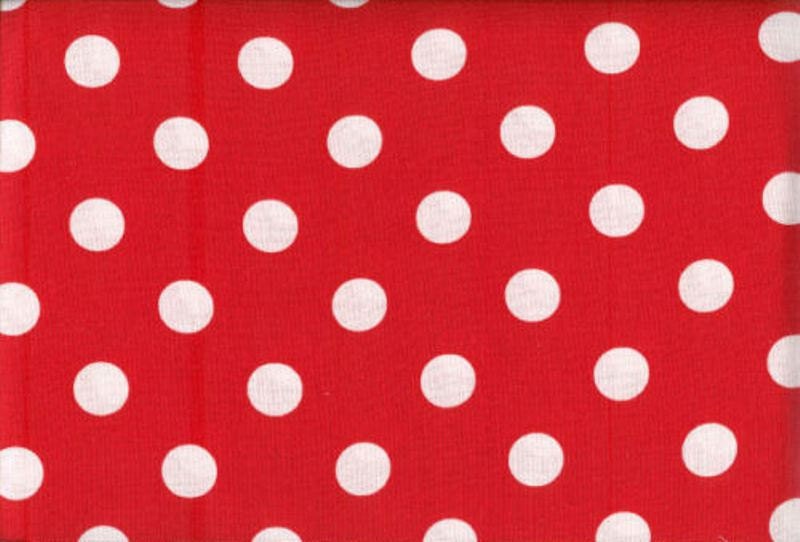 Red with White Dots Quilting Fabric  2 Yards - LindaRaesTreasures