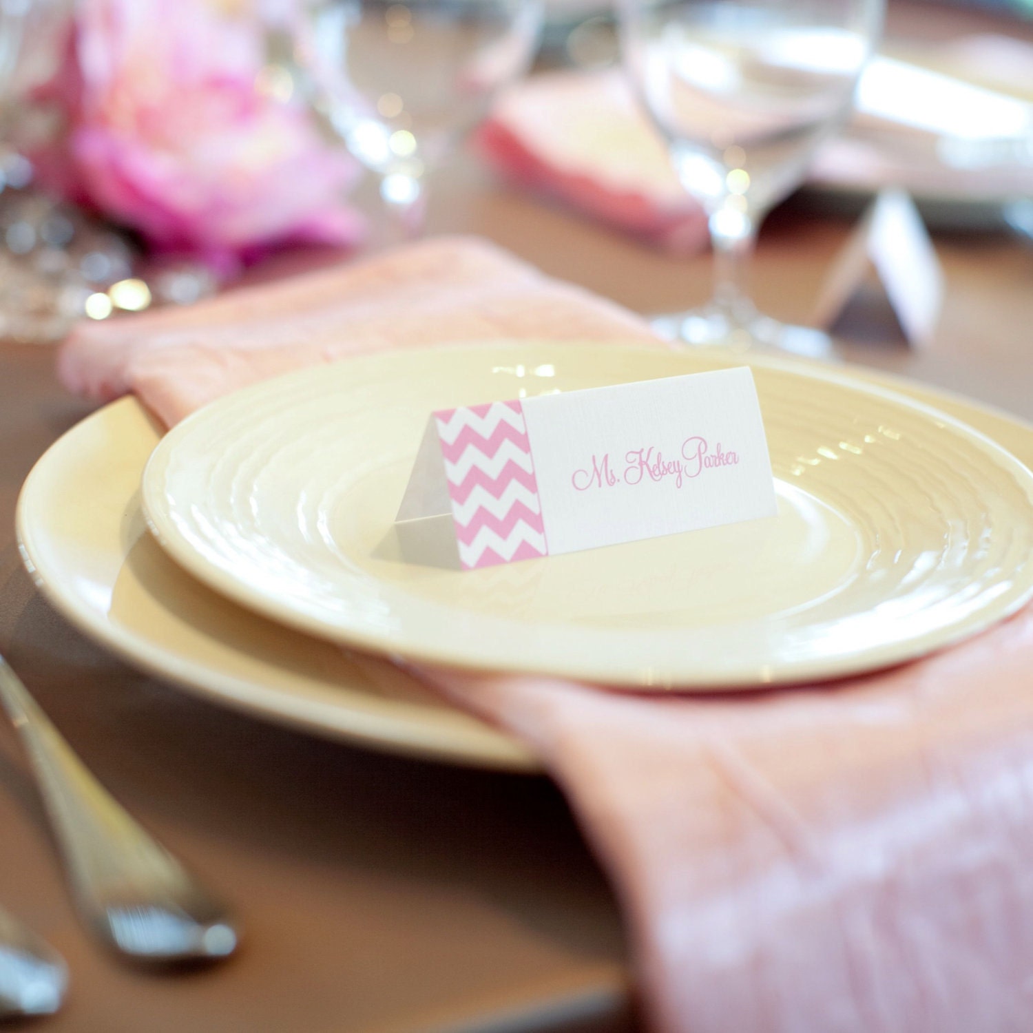 Printable Place Cards- Jenna Collection
