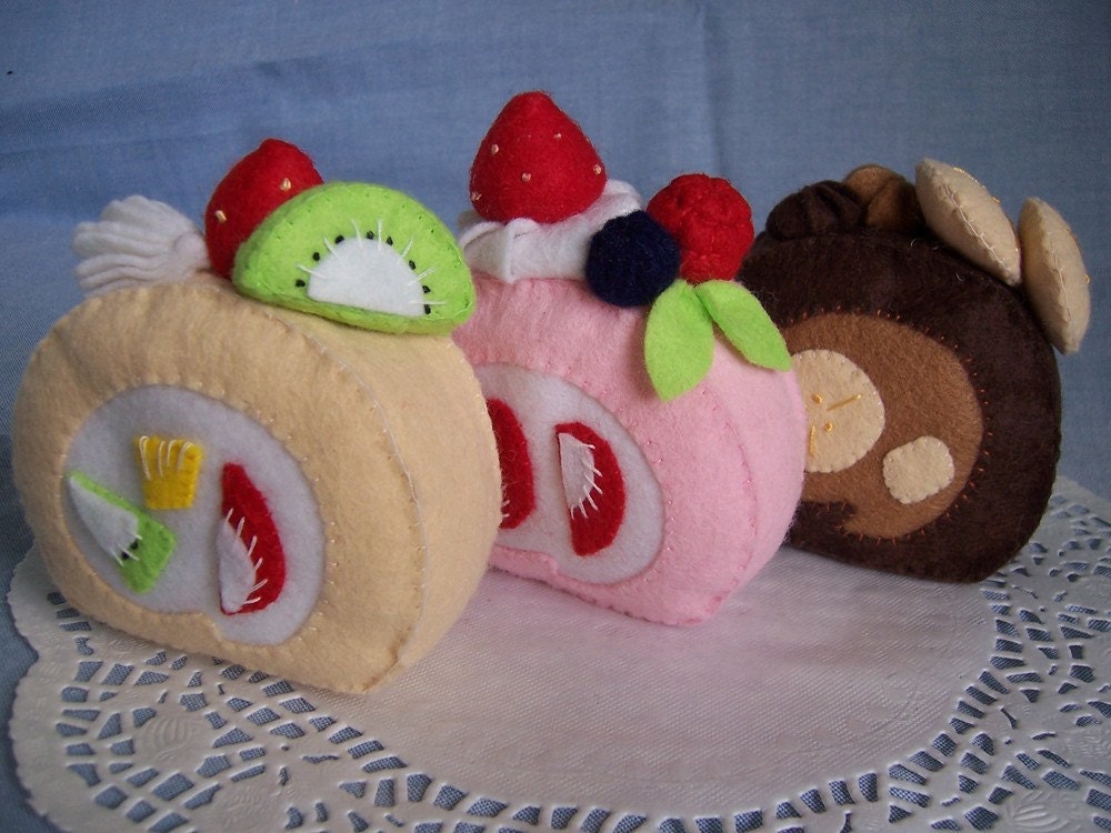 Roll Cakes -no.08-  PDF pattern