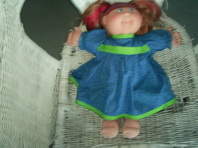 Cabbage Patch Dress and Bloomers or bitty baby