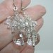 Quartz Crystal Earrings, Dangle Earrings, Bridal Jewelry, Gemstone Cluster Earrings