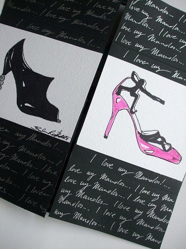 Endless card I love my Manolos