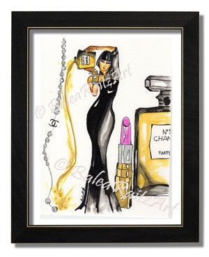 Chanel inspired illustration