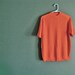Mens Shirt // Early 60s Orange Vintage Sweater // Rockabilly Ban Lon // NO Shipping Charges