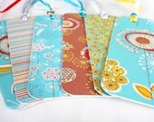 Bookmark Gift Tag in Blue - Set of 6