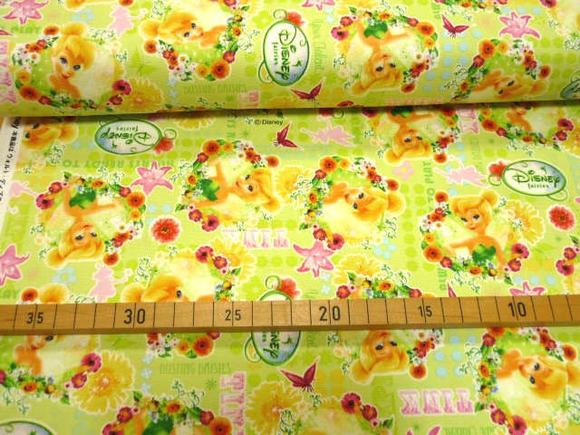 1 yard Tinker Bell fabric  Japanese fabric