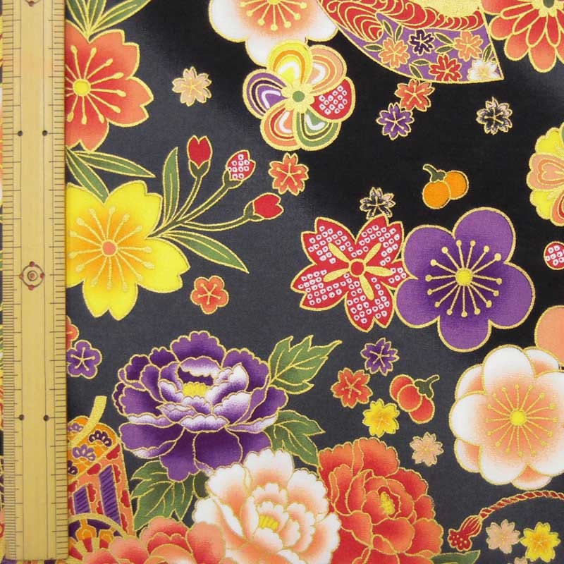 Japanese Kimono design fabric half yard by HanamiBoutique on Etsy