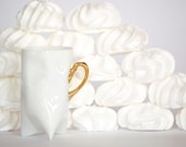 Porcelain cup - white with gold, ceramic cup handmade for coffee or tea by Endesign